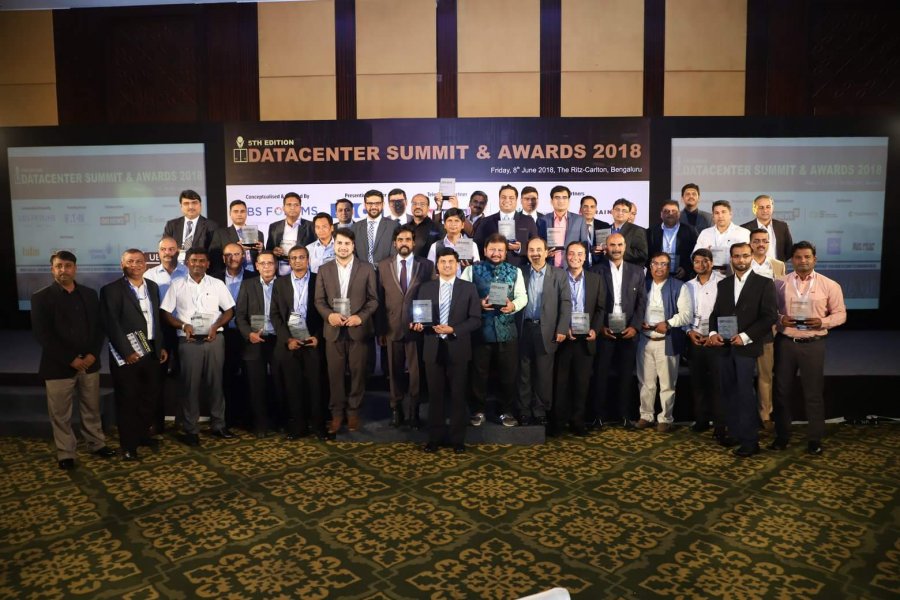 Sunsolar International DATA CENTRE SUBMIT & Awards 2018  BENGALURU, in INDIA for BEST IT Infrastructures & Software Management